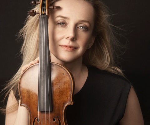 Portrait of violinist Slomiya Vakhiv